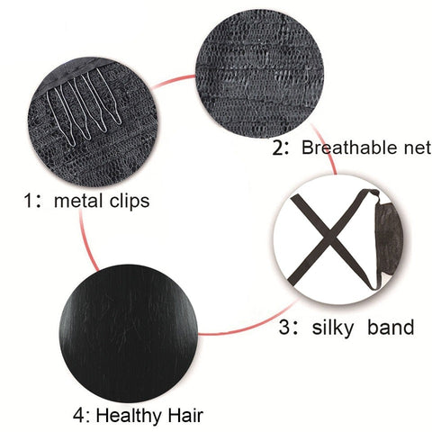 New Long Straight Pony Tail Synthetic Hair