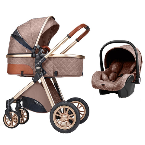 Baby 3 in 1 High Landscape Stroller