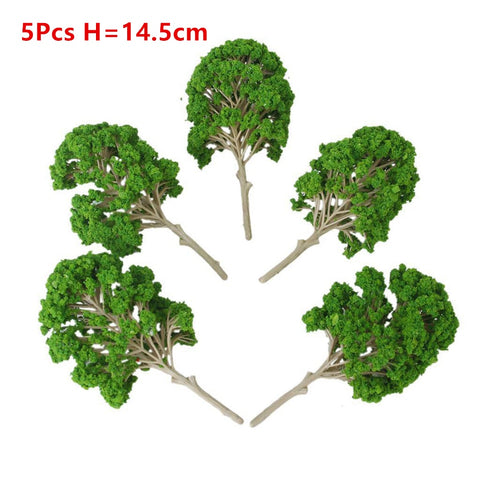 20/70pcs Plastic Model Train Artificial Miniature Tree