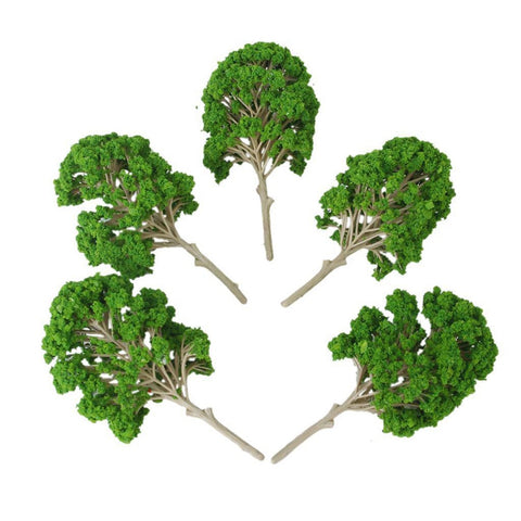 20/70pcs Plastic Model Train Artificial Miniature Tree