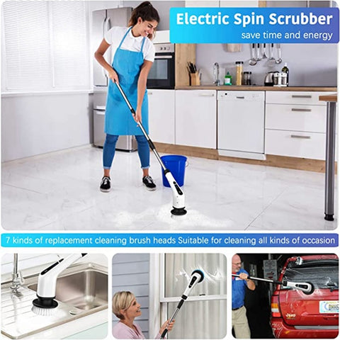 Electric Spin Scrubber Cleaning Brush