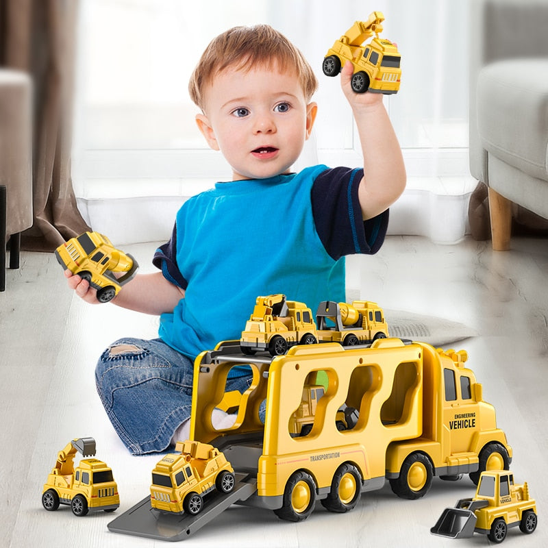 TEMI Diecast Carrier Truck Toys