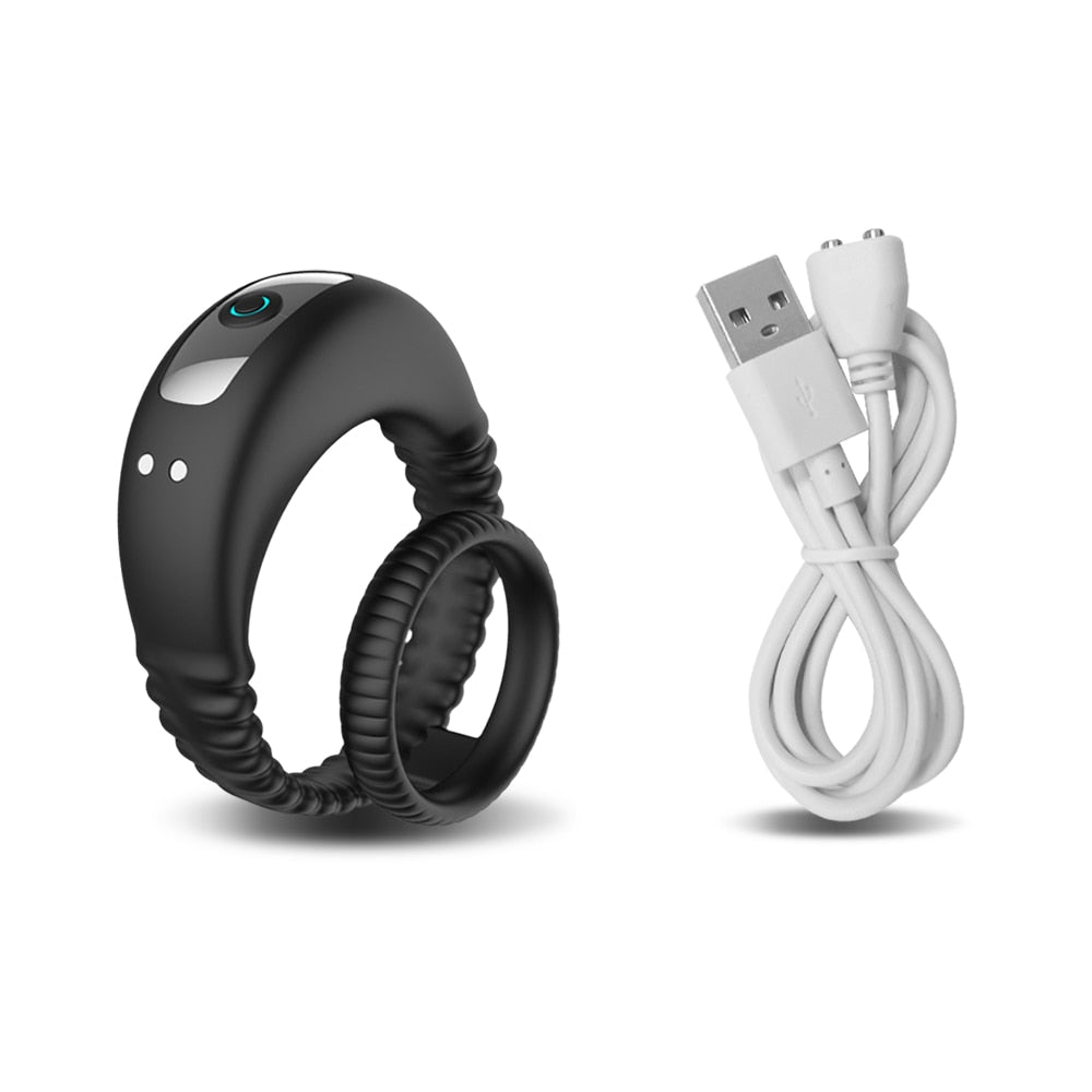 Couple Rings Vibrating Penis Cock Ring Sex Toys for Men