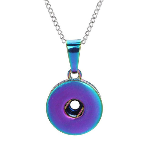 Three Color Snap Necklace