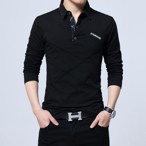 Polos Mens Long Sleeves Shirt
