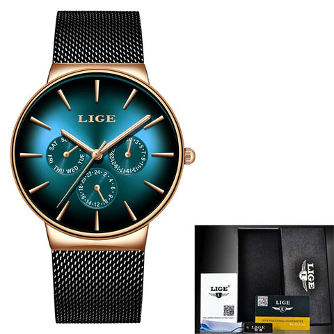 Mesh Belt Ultra-thin Quartz Watch