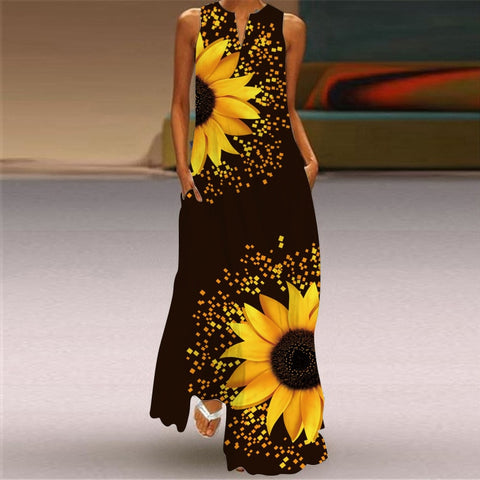 Ladies Spring Summer Long Dress