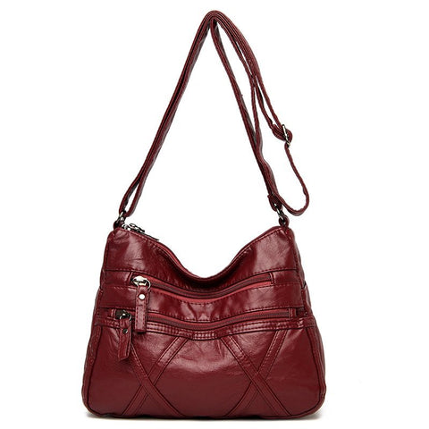Women Soft Leather Shoulder Bags