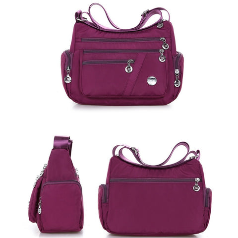 Women Nylon Waterproof Messenger Bags