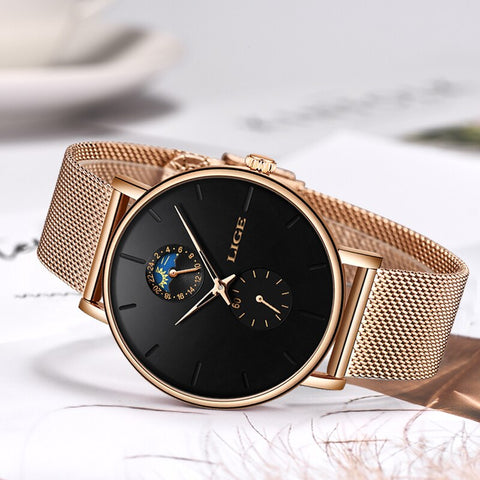 Mesh Belt Band Watch