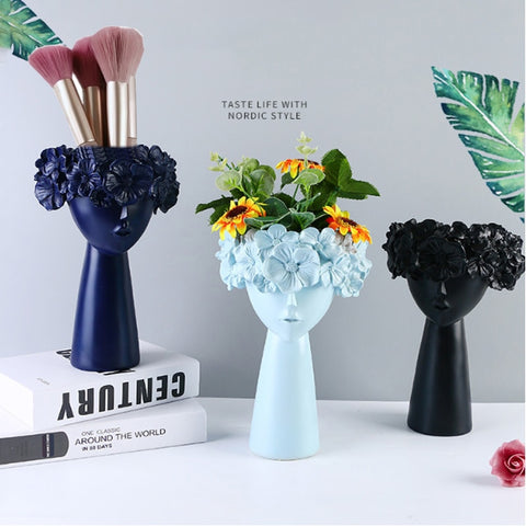 Nordic Home Decoration Resin Vase