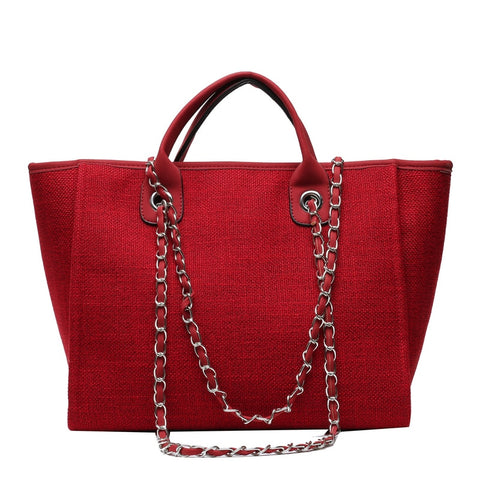 Women  Canvas Large Shopping Handbag