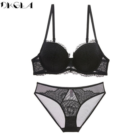 Women Embroidery Brassiere Sexy Bra Panties