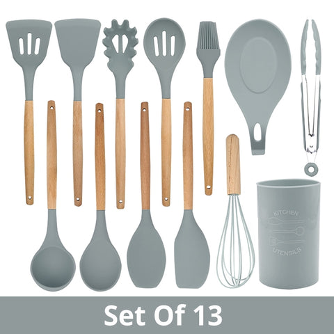 Silicone Cooking Utensils Set