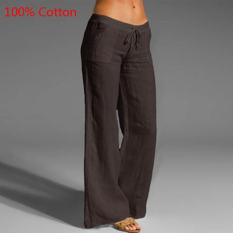 Women Vintage Wide Leg Pant