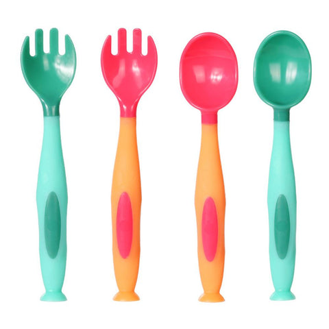 Baby Soft Self-feeding Spoon
