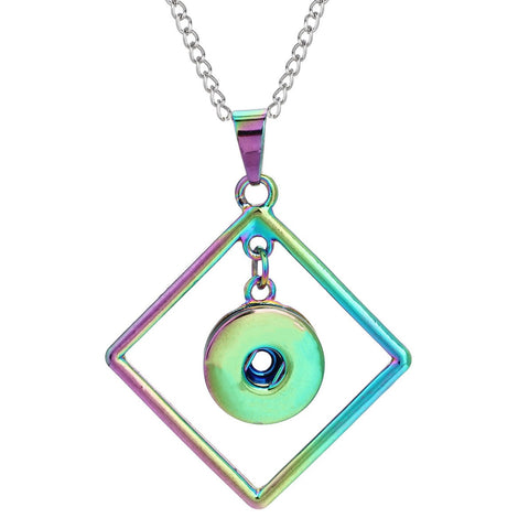 Three Color Snap Necklace