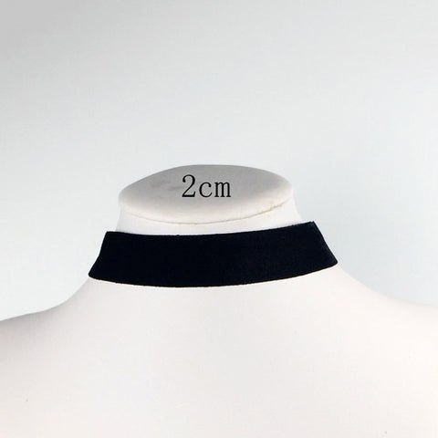 Women Punk Gothic  Choker Collar Necklace