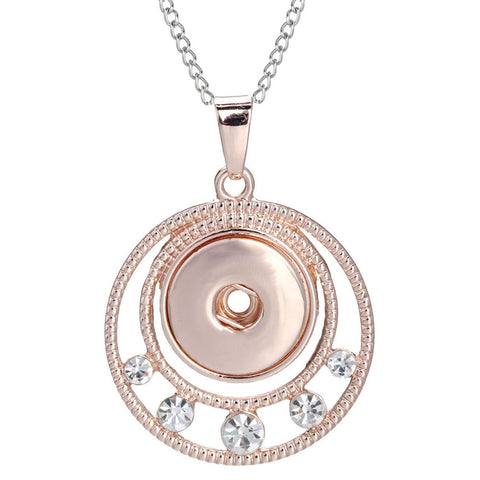 Three Color Snap Necklace
