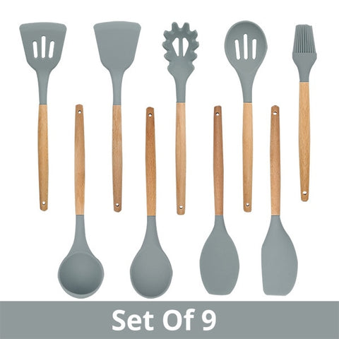 Silicone Cooking Utensils Set
