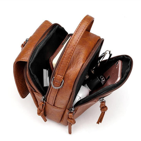 Women Vintage Soft Leather Shoulder Bags