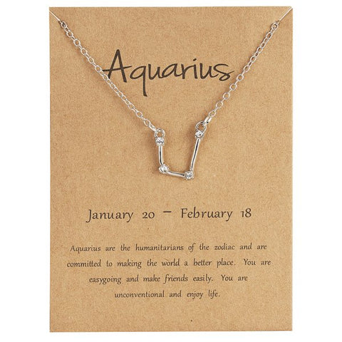 Constellation Zodiac Sign Necklace