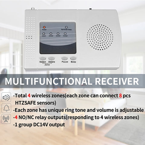 Solar Beam Sensor Driveway Alarm System