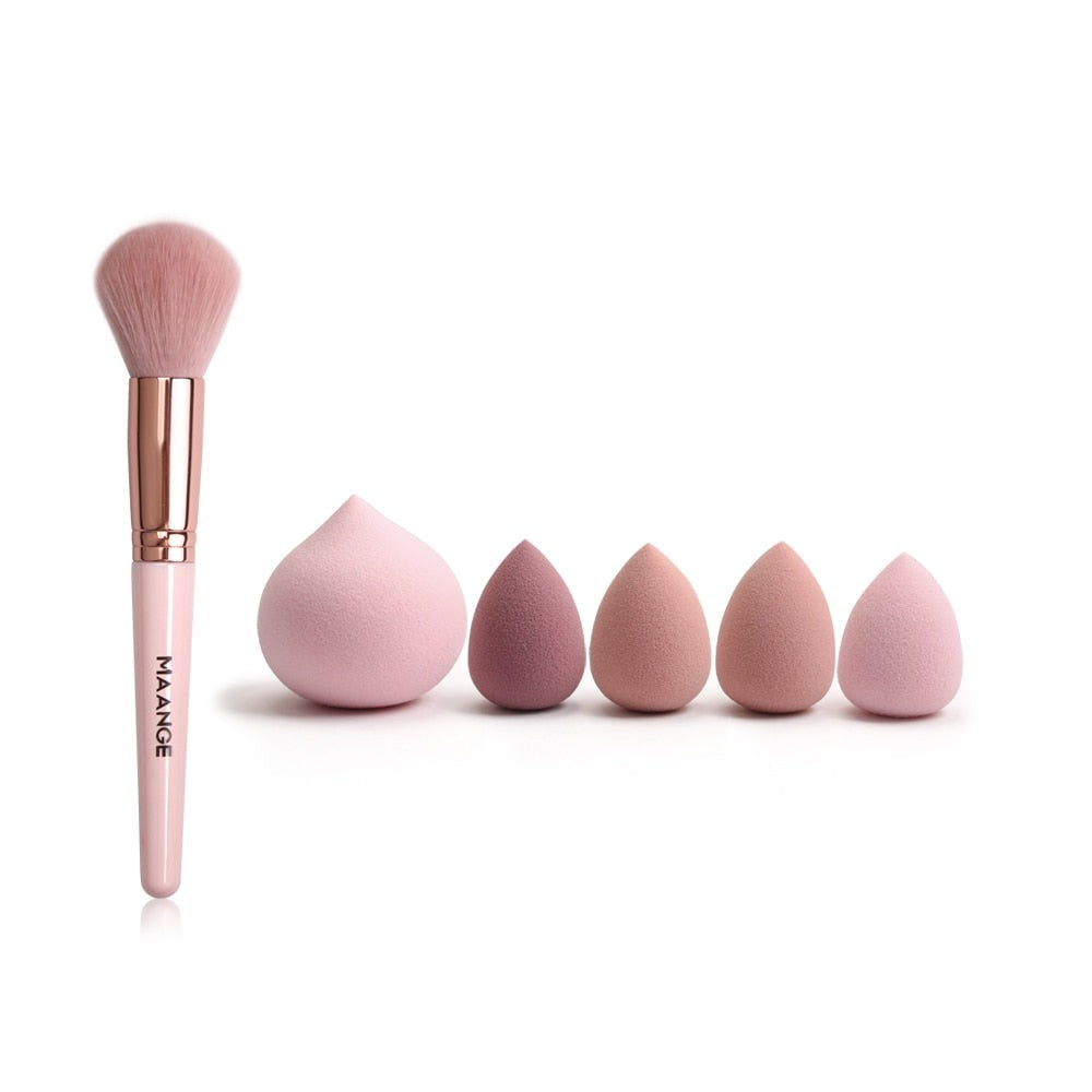 Pro Pink Makeup Brush Set