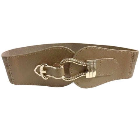 Women Wide Elastic Stretch Belt
