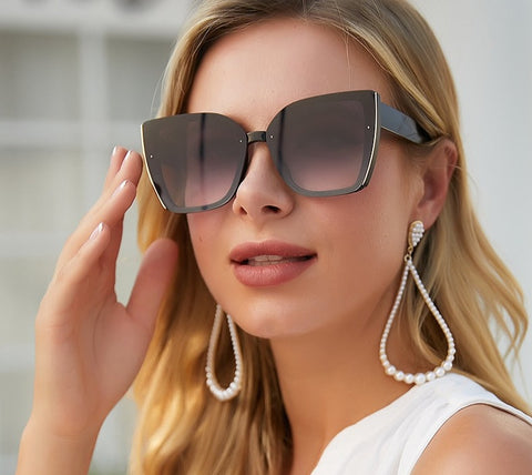 New Oversized Cat Eye Sunglasses