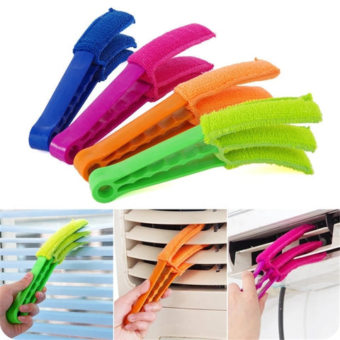Microfiber Car Auto Air Conditioner Cleaning Brush