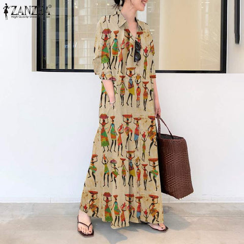 Women's Elegant Printed Dress