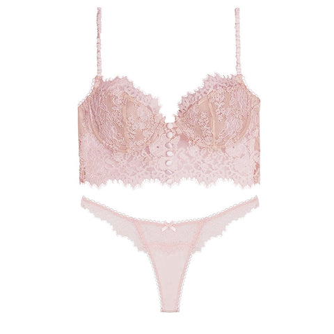 Women  lace Brassiere Lingerie Set