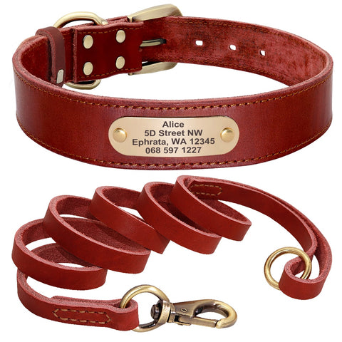 Dog Custom Leather Collar