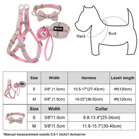 Dog Harness and Leash Set