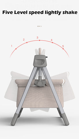 Multifunctional Cradle rocking bed