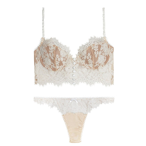 Women  lace Brassiere Lingerie Set