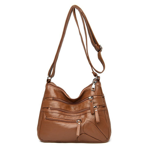 Women Soft Leather Shoulder Bags