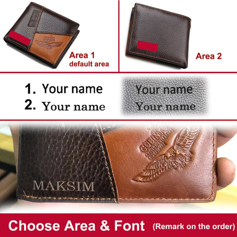 Genuine Leather Men Wallets