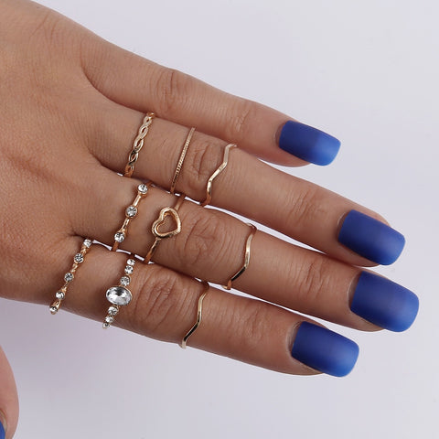 Women Vintage Boho  Figure Rings Sets