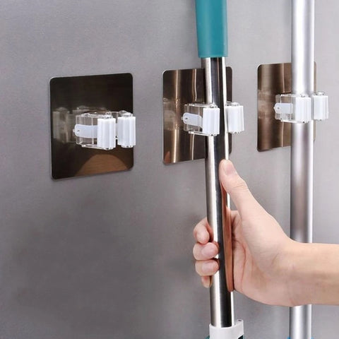 Multi-Purpose Wall Mounted Mop Hooks