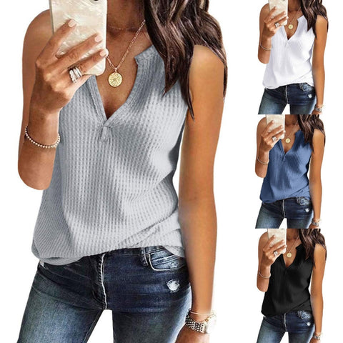 Female Knitted Tank Tops