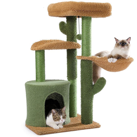 Sisal Cactus Cat Scratching Tree House