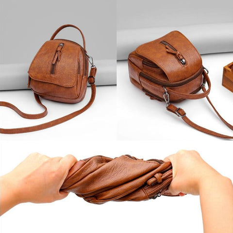 Women Vintage Soft Leather Shoulder Bags