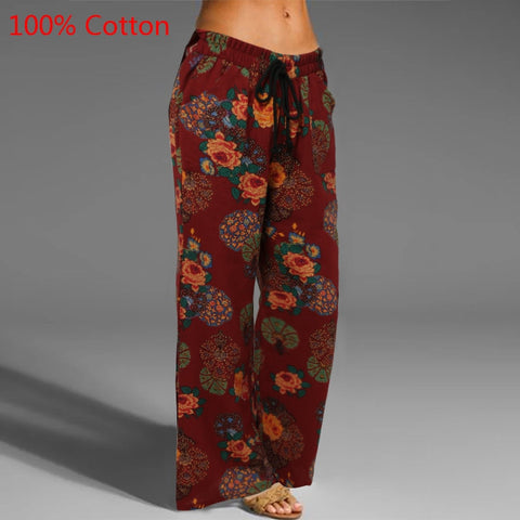 Women Vintage Wide Leg Pant