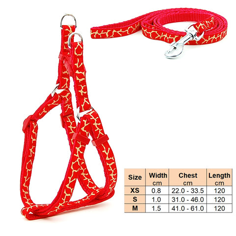 Dog Cat Adjustable Harness