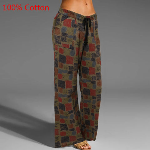 Women Vintage Wide Leg Pant