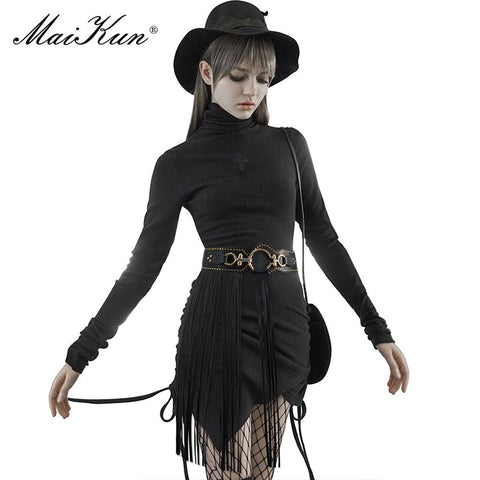Women Luxury Design Punk Goth Belts