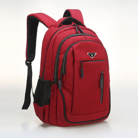 USB Men Computer School Bag