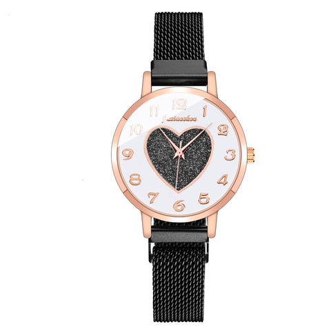 Women Romantic Heart Wrist Watches